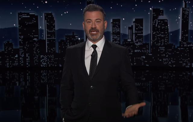 <p>Late-night host Jimmy Kimmel zeroed in on Donald Trump’s latest wild claim</p>